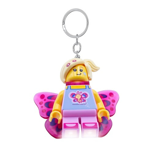 Portachiavi con luce Led Butterfly lego