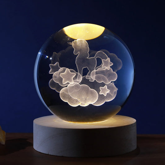 I Total Lampada Sfera Media Unicorn