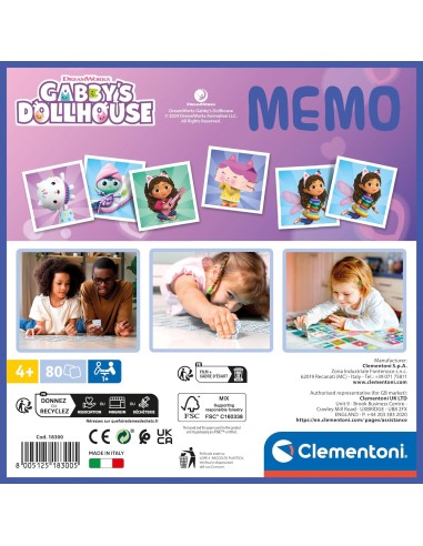 Clementoni Memo Gabby's Dolls House