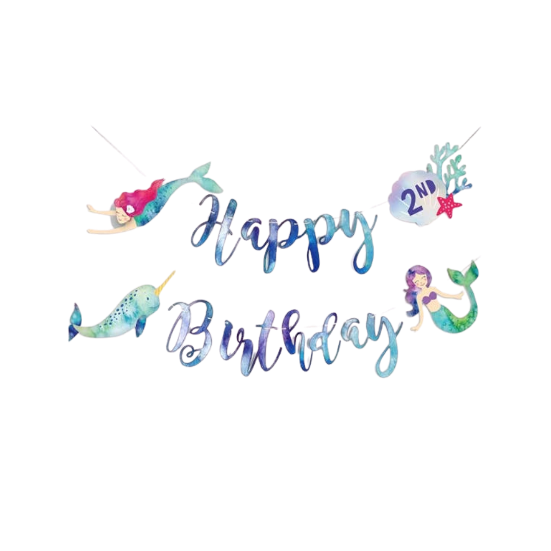 Amscan Festone Happy Birthday Narvalo 2,4 m
