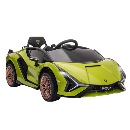 Auto Elettrica Per Bambini Giaquinto 12V Lamborghini Sian Verde