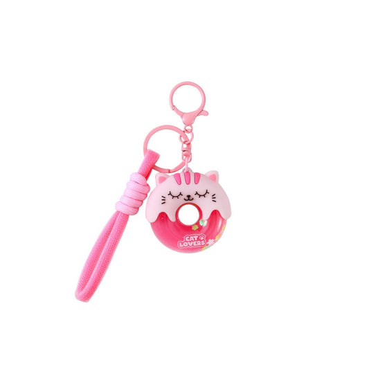 I Total Portachiavi Donut Pink Cat