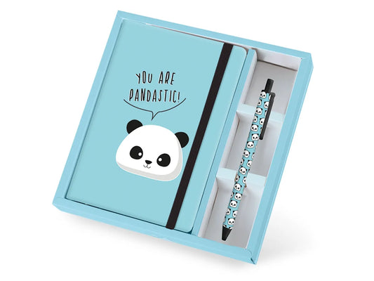 Quaderno A5 + Penna Pandastic
