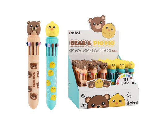 Penna Multicolore Bear & Pio Pio