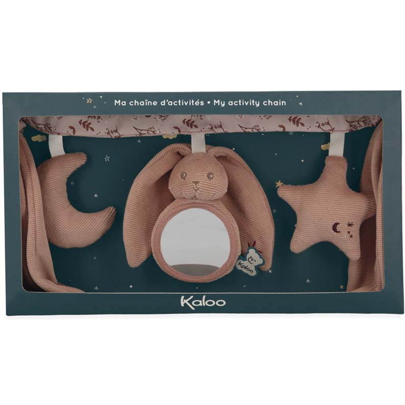 Catena di attività Lapinoo Terracotta sensoriale da 40 cm  kaloo