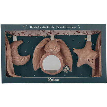 Catena di attività Lapinoo Terracotta sensoriale da 40 cm  kaloo