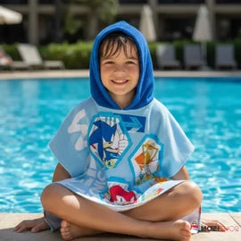 Poncho In Cotone 60X120 Cm Sonic