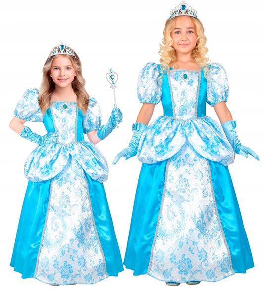1 costume PRINCIPESSA (vestito con cerchio) 116 cm / 4-5 anni