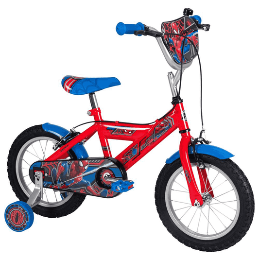 Huffy Marvel Spider-Man Bicicletta Bambino 14 Pollici con Rotelle