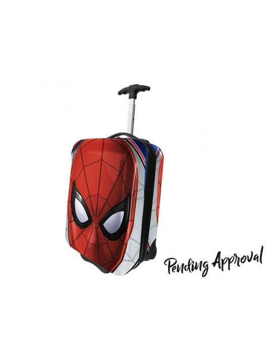 Trolley Da Viaggio Spiderman Mini Valigia 2 Ruote In Abs Manico Allungabile