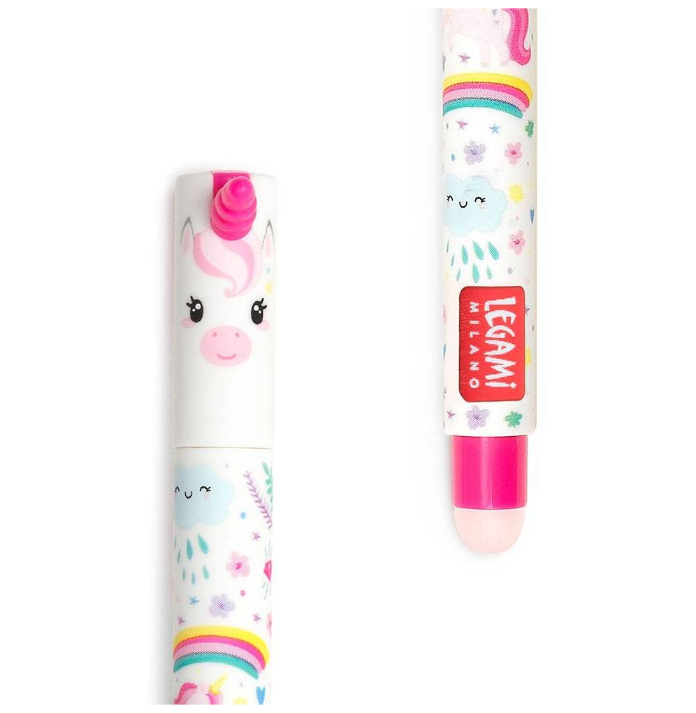 Legami Penna gel cancellabile Unicorn