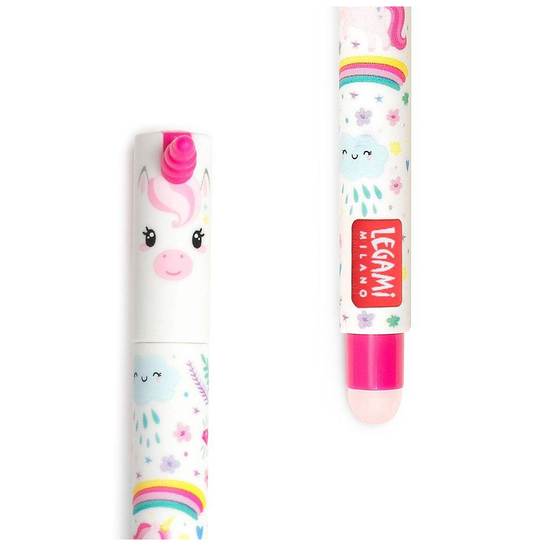 Legami Penna gel cancellabile Unicorn