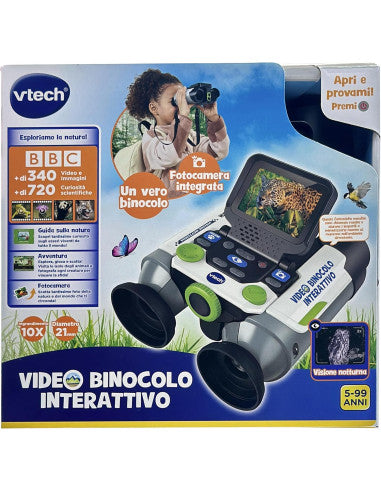 VTech Video Binocolo Interattivo Binocolo Digitale per Bambini con Schermo LCD