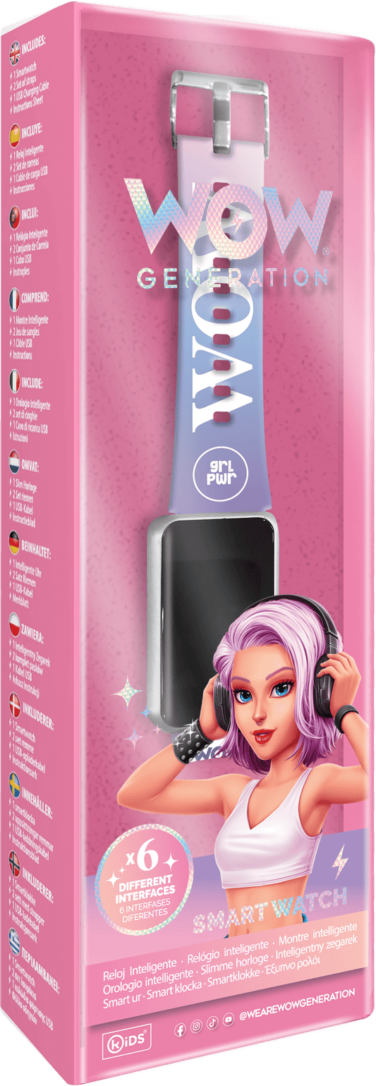 WOW Generation Smartwatch con Doppio Cinturino