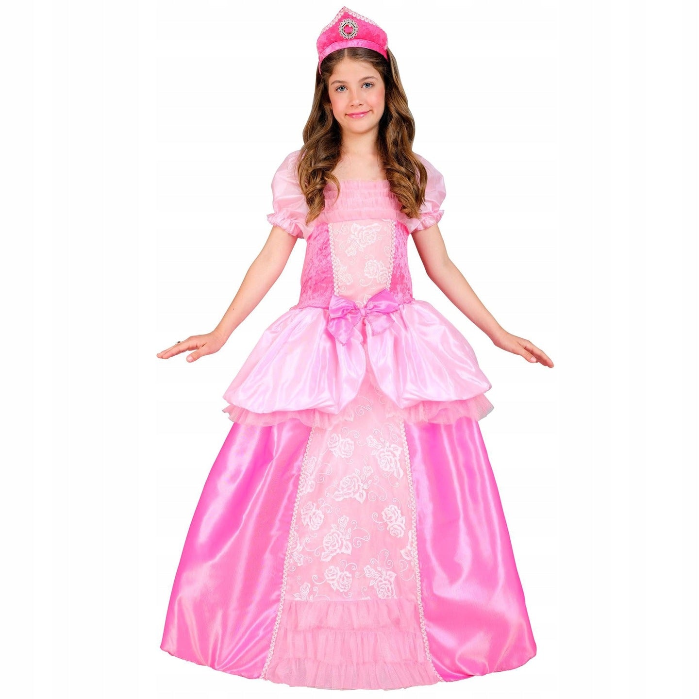 WIDMANN  costume Principessa Vestito, Copricapo  8/10 anni
