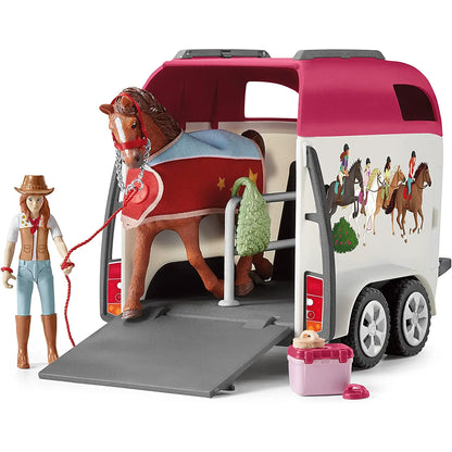 Schleich  Auto E Rimorchio Per Cavalli