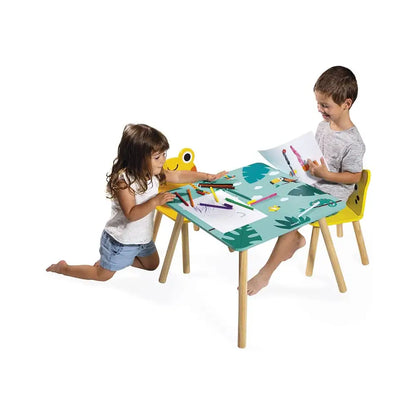 Janod  Tropik - Set Tavolo E Sedie In Legno Tropical