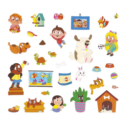 Janod  Magneti'stories Gli Animali Domestici