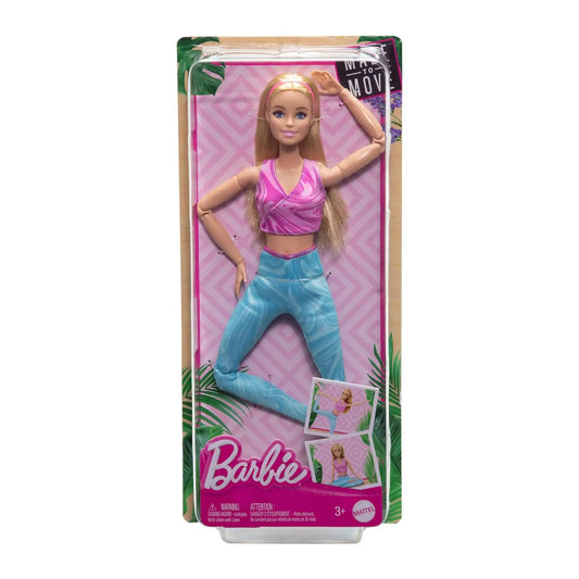 Barbie Made to Move Snodata – Bambola Articolata Sportiva HRH27