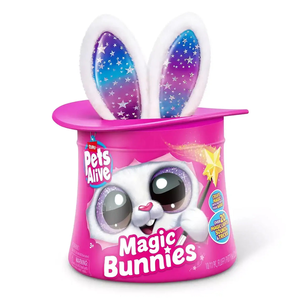 zuru pets alive magic bunny surprise coniglio magico cilindro