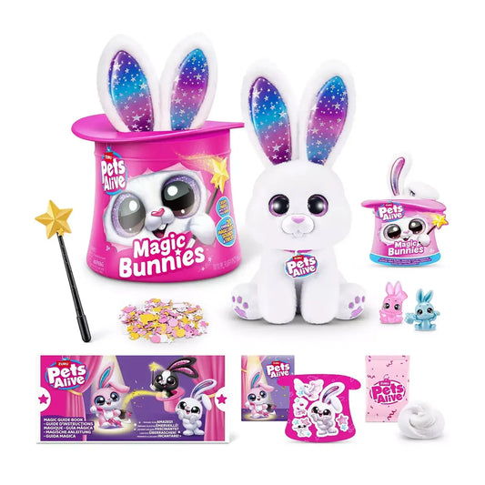 zuru pets alive magic bunny surprise coniglio magico cilindro