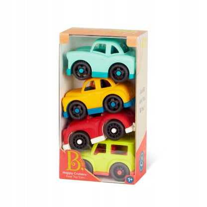 Happy Cruisers battat – Un set di 4 piccoli veicoli della serie Happy Cruisers