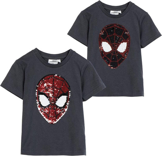 Cerdá Spider-Man Maglietta Maniche Corte Bambini Grigio Scuro 3 Anni