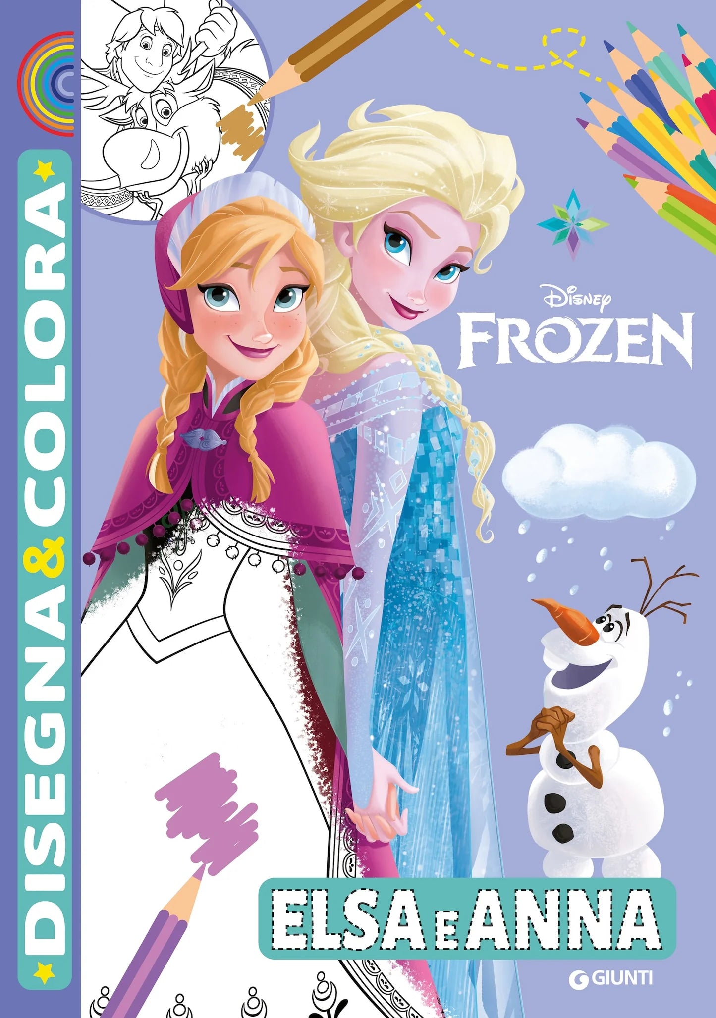 Disney Libri - Elsa E Anna Frozen Disegna & Colora Ediz. Colori