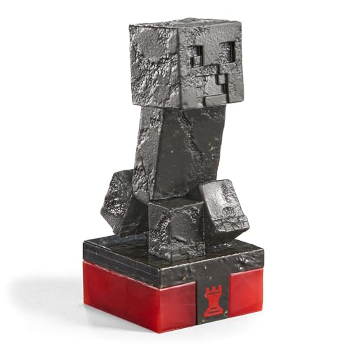 The Noble Collection Minecraft Overworld Heroes Vs Hostile Mobs Chess Set PVC