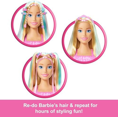Barbie Styling Head Bionda Con 20+ Accessori Per Acconciature