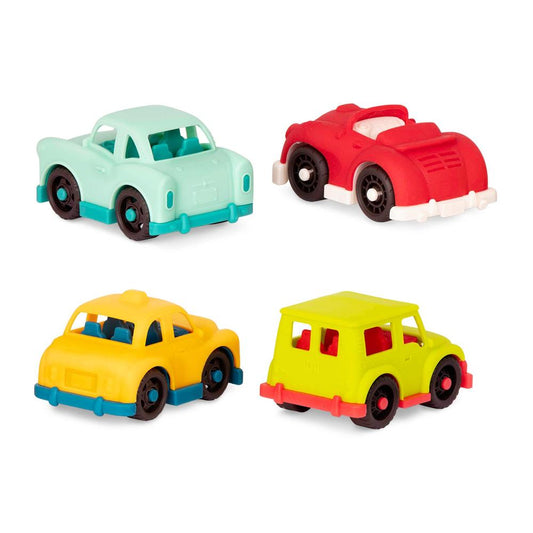 Happy Cruisers battat – Un set di 4 piccoli veicoli della serie Happy Cruisers