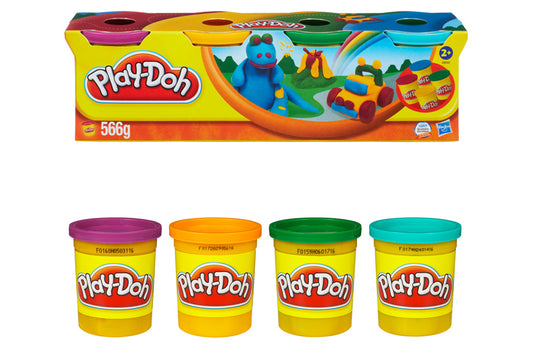 Playdoh 4 Vasetti pasta modellare hasbro