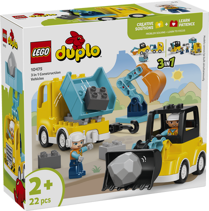 Lego DUPLO 10475 Veicoli Da Cantiere 3 In 1