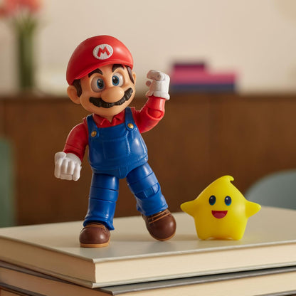 JAKKS Pacific The Super Mario Galaxy Movie Mario 5 Figura Plastica