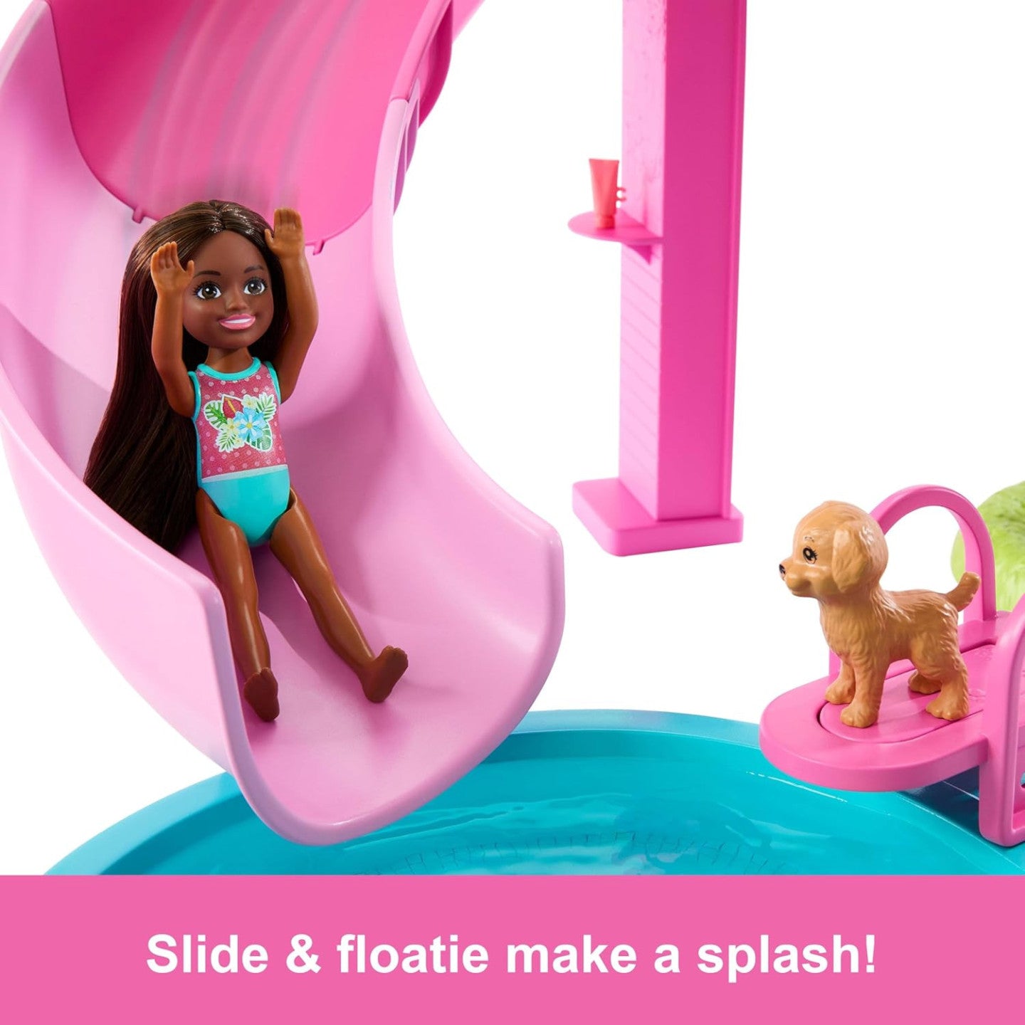 Barbie Dream Pool Playset Con Scivolo E Vasca Idromassaggio Con 20+ Accessori