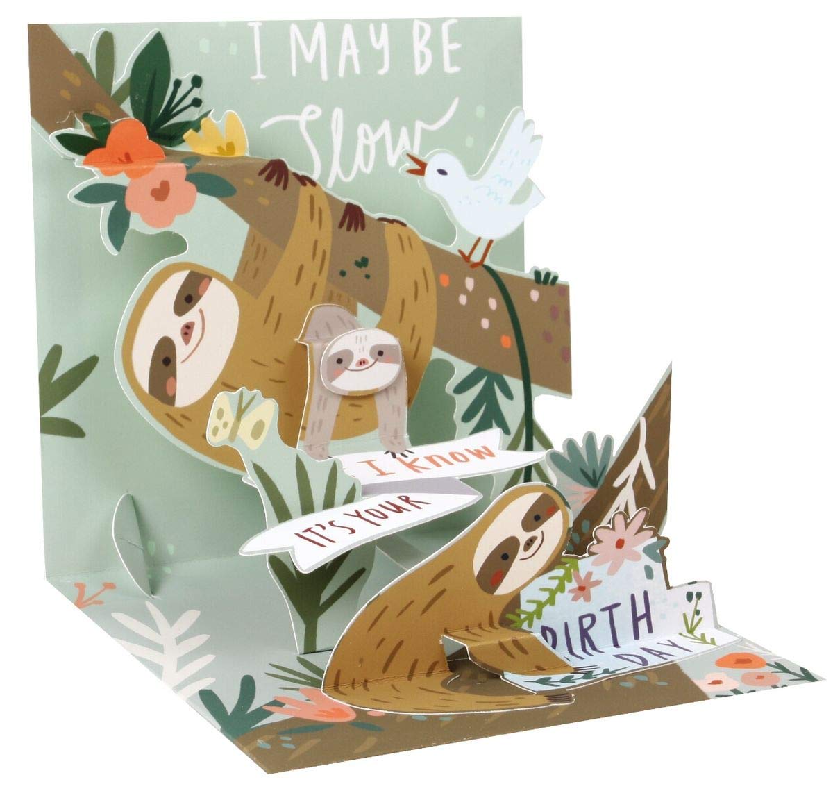 Legami Pop-Up Greeting Card - Sloth