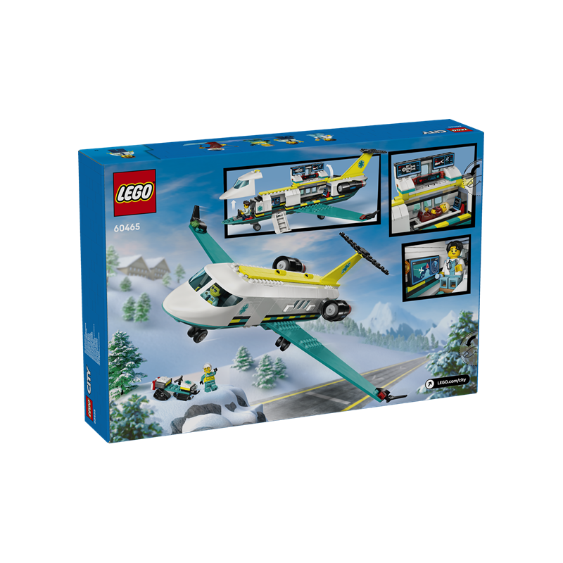 Aereo ambulanza di emergenza - Lego City 60465