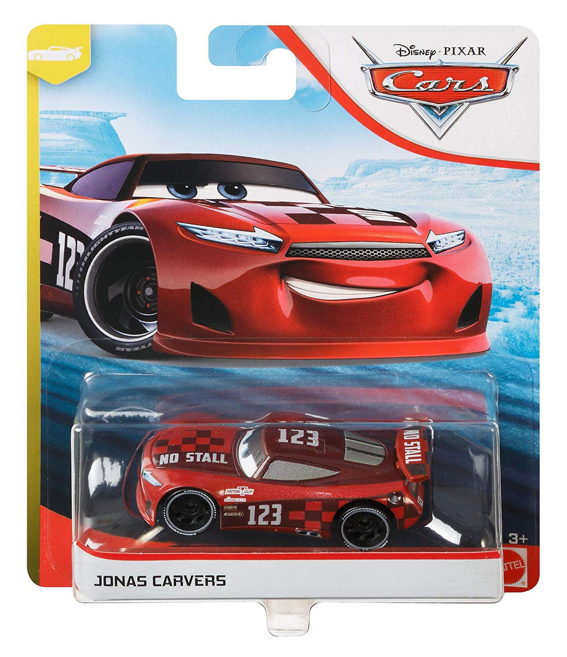Disney Pixar Cars Jonas Carvers No Stall 123 scala 1:55