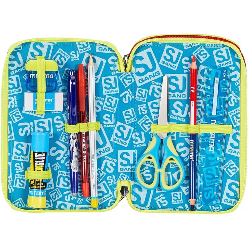 Astuccio 3 Zip Seven Write Down ASSORTITO BLUE E VIOLA 2 COLORI A SCELTA