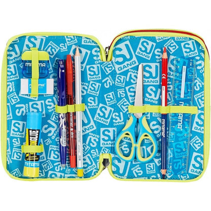 Astuccio 3 Zip Seven Write Down ASSORTITO BLUE E VIOLA 2 COLORI A SCELTA