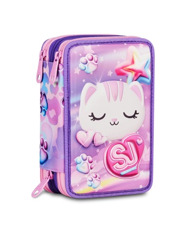 Astuccio 3 Zip 3d Sj Gang Glowcat 30c202600-3e2