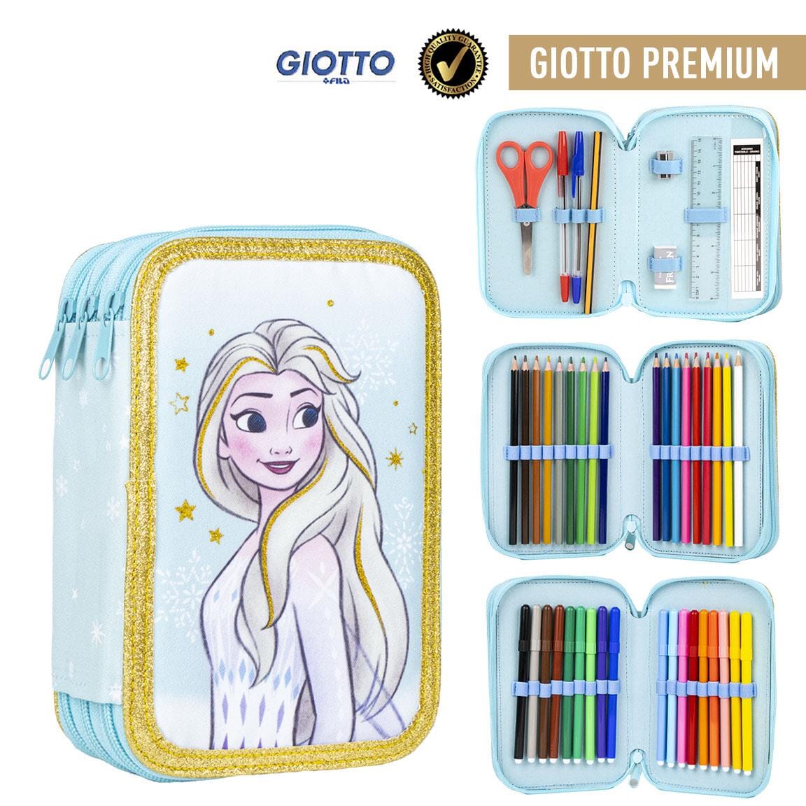 Astuccio con accessori 3 ZIP FROZEN CERDA 
