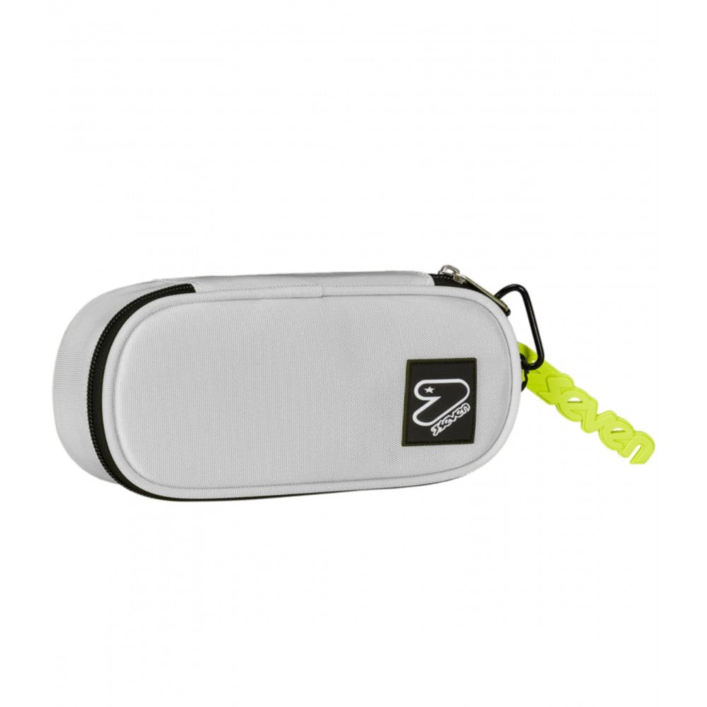 Astuccio Scuola Portapenne Seven® Round Plus Tech Line - Grigio