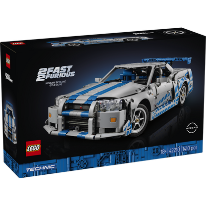 Auto Nissan Skyline GT-R (R34) 2 Fast 2 Furious - Lego Technic 42210