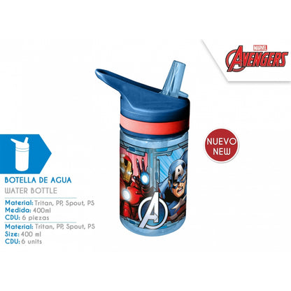 borraccia Tritan 400 Ml Avengers