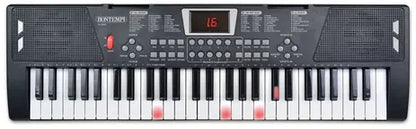 Bontempi Tastiera Digitale 54 Tasti con Gambe, Tasti Luminosi