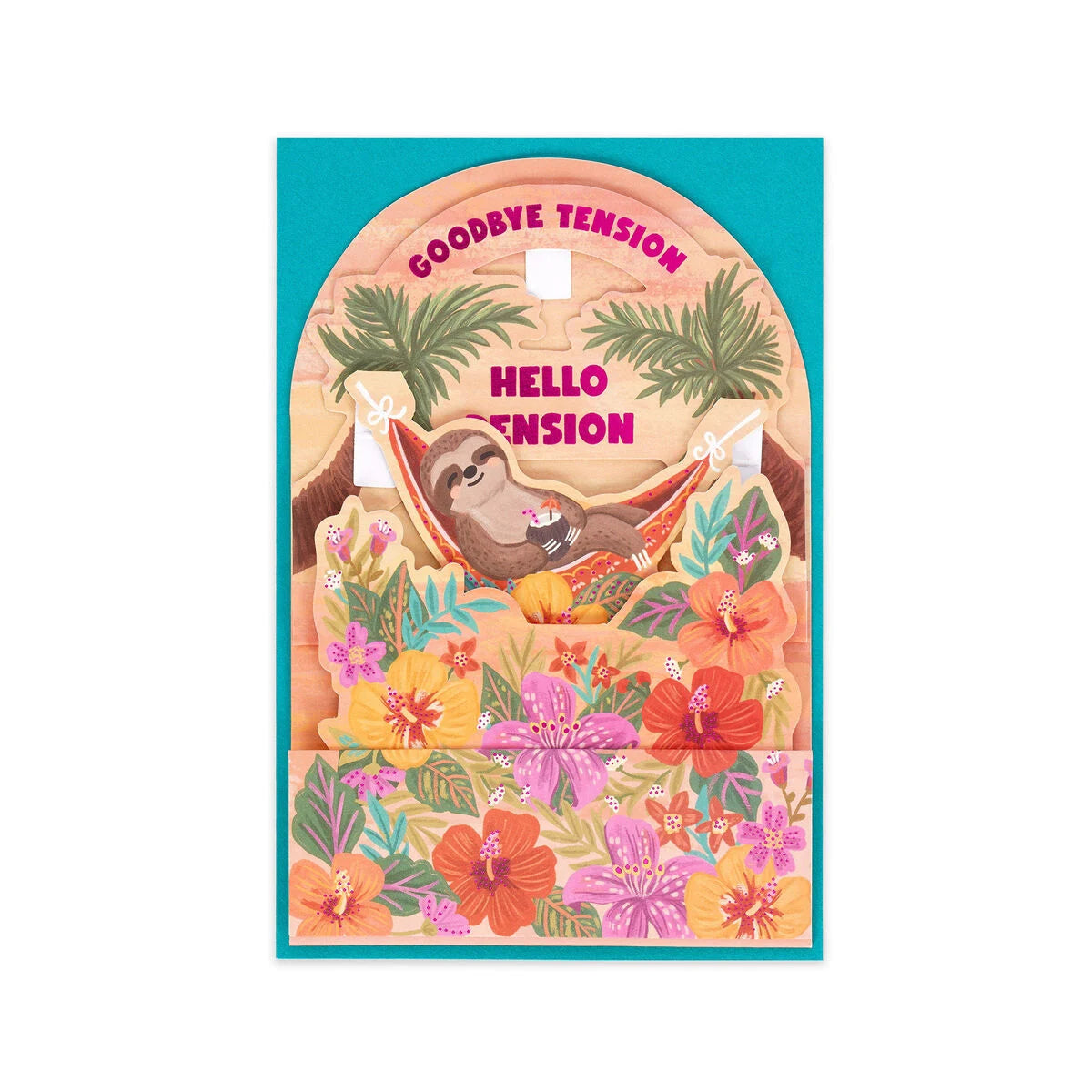 Legami Pop-Up Greeting Card - Sloth