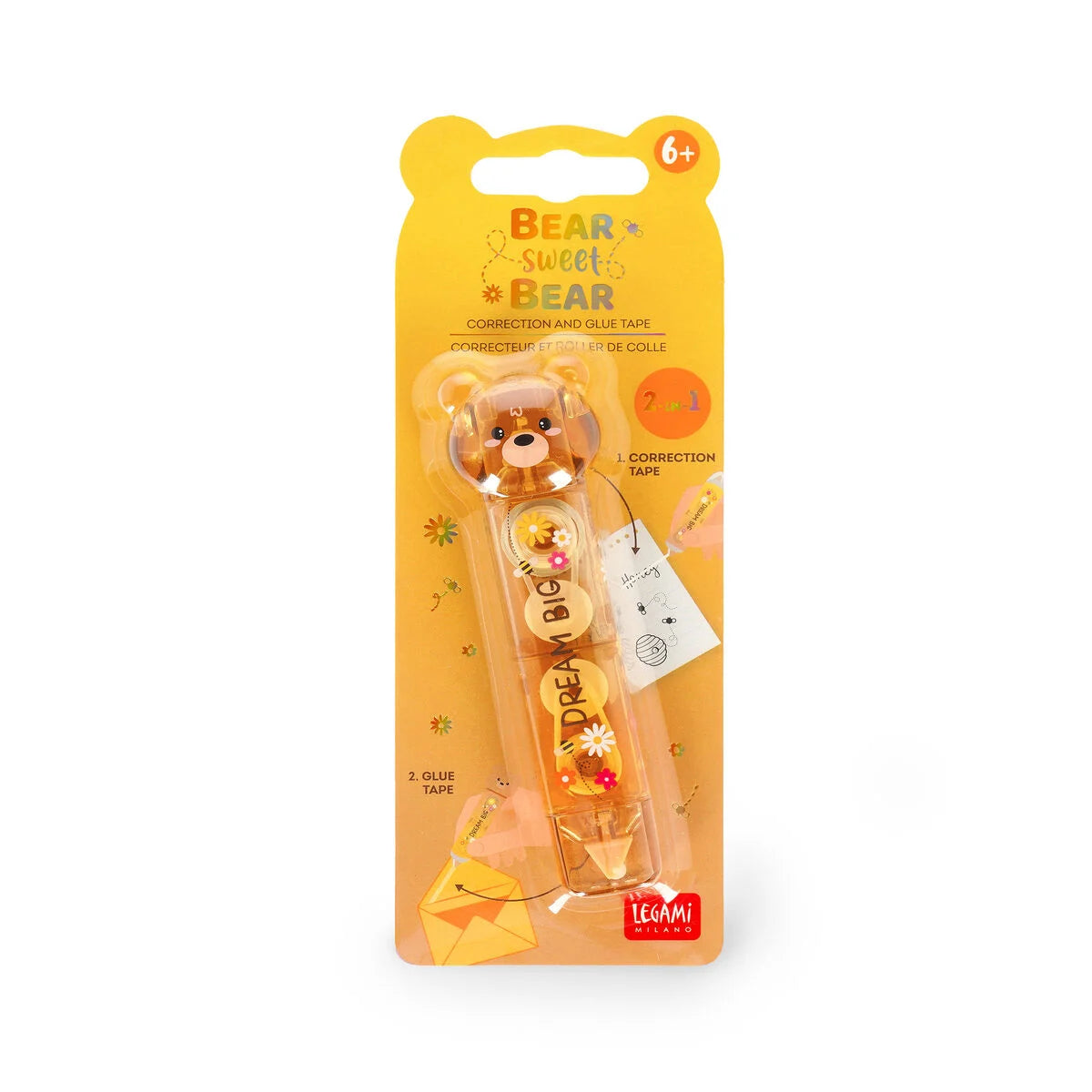 Legami Correttore E Colla A Nastro 2 In 1 Bear Sweet Bear