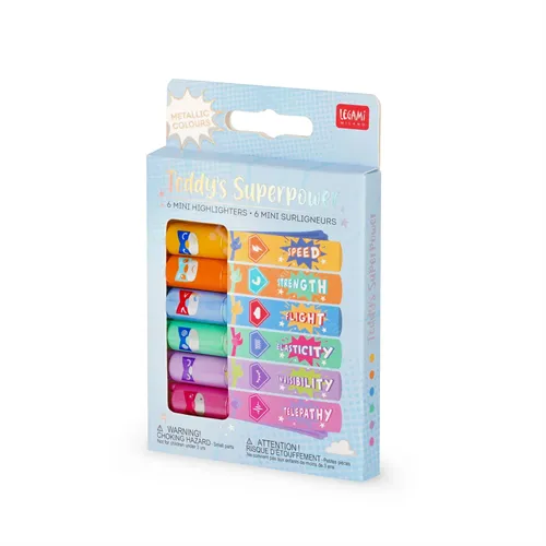 Legami Textmarker Set Teddy's Superpower - Evidenziatori