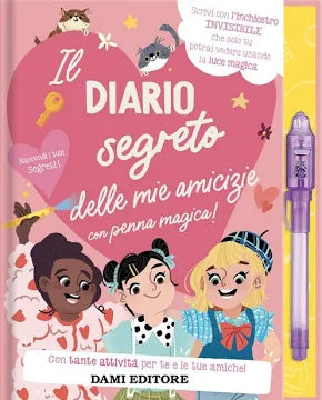Dami Editore - Il Diario Segreto Delle Mie Amicizie Con Penna Inchiostro Invisibile